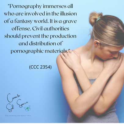 Pornography immerses all who are involved in the illusion of a fantasy world. It is a grave offense.