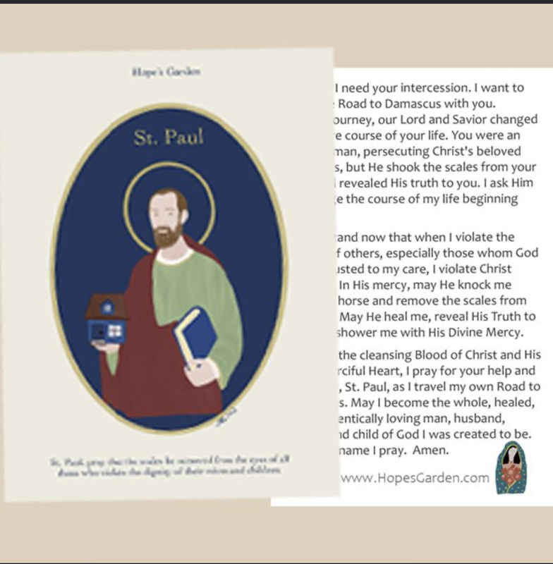 St. Paul Prayer Card